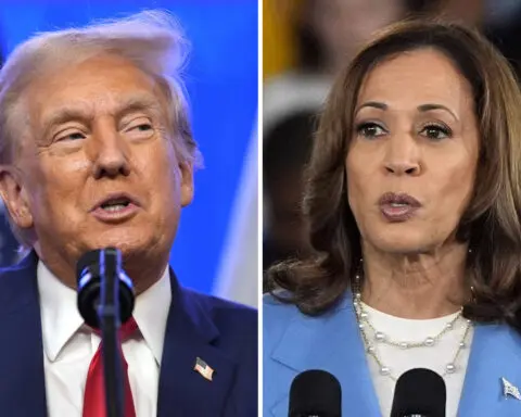 Harris accepts rules for Sept. 10 debate with Trump on ABC, including microphone muting