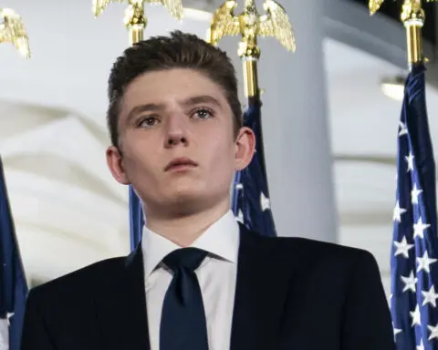 Donald Trump's youngest son has enrolled at New York University