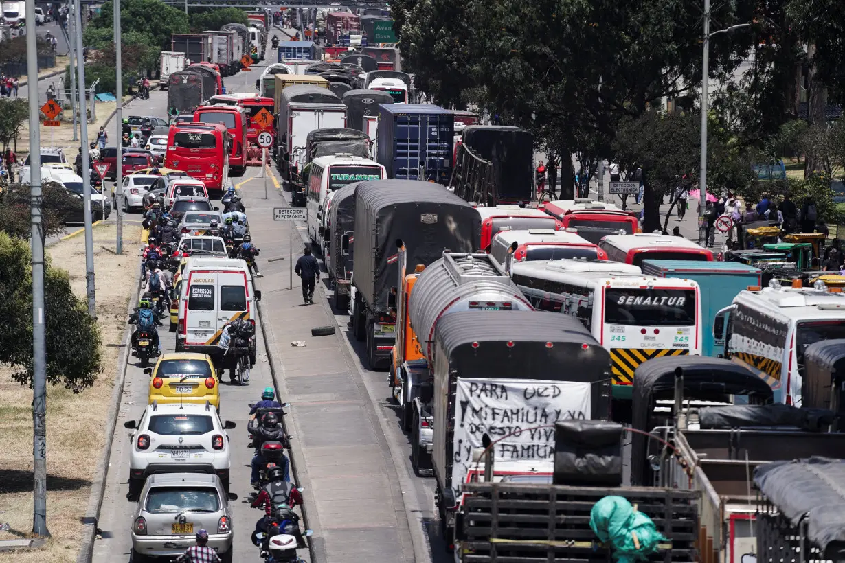 Colombia trucker protests threaten fuel supplies, state oil company operations