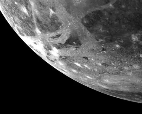 Ancient asteroid 20 times larger than the one that wiped out the dinosaurs likely hit Jupiter’s moon Ganymede
