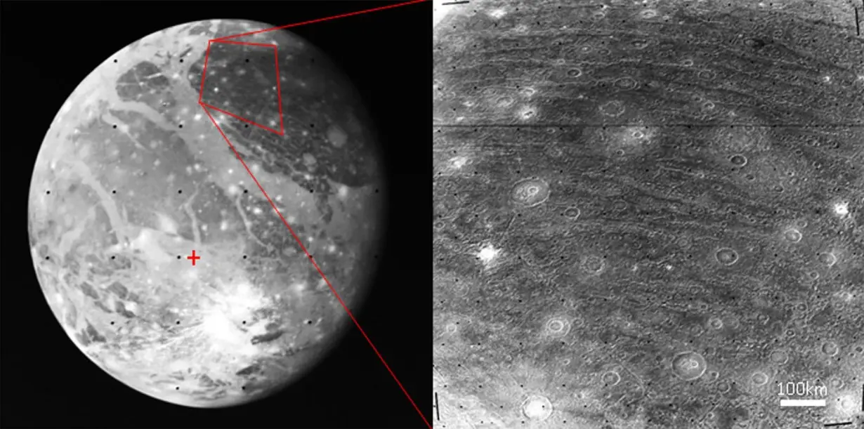 Ancient asteroid 20 times larger than the one that wiped out the dinosaurs likely hit Jupiter’s moon Ganymede