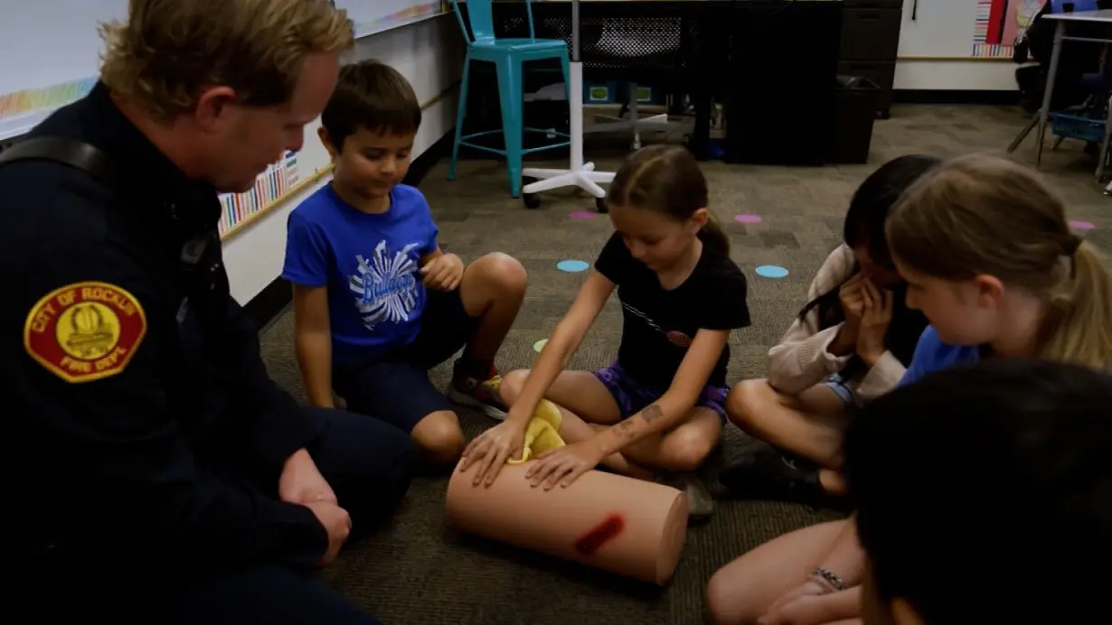 Born from the tragedy of gun violence, this program teaches children how to stop a wound from bleeding out