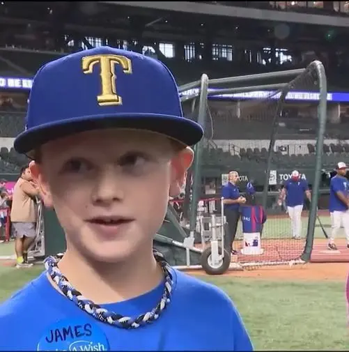 North Texas boy becomes Texas Ranger for a day, thanks to Make-A-Wish