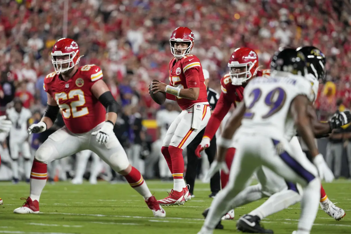 Chiefs hold off Ravens 27-20 when review overturns TD on final play of NFL's season opener