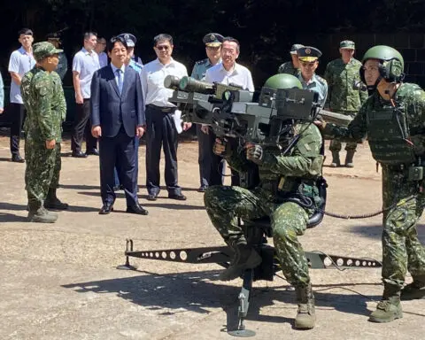 'I've got your backs,' Taiwan president tells sailors on combat-ready warship