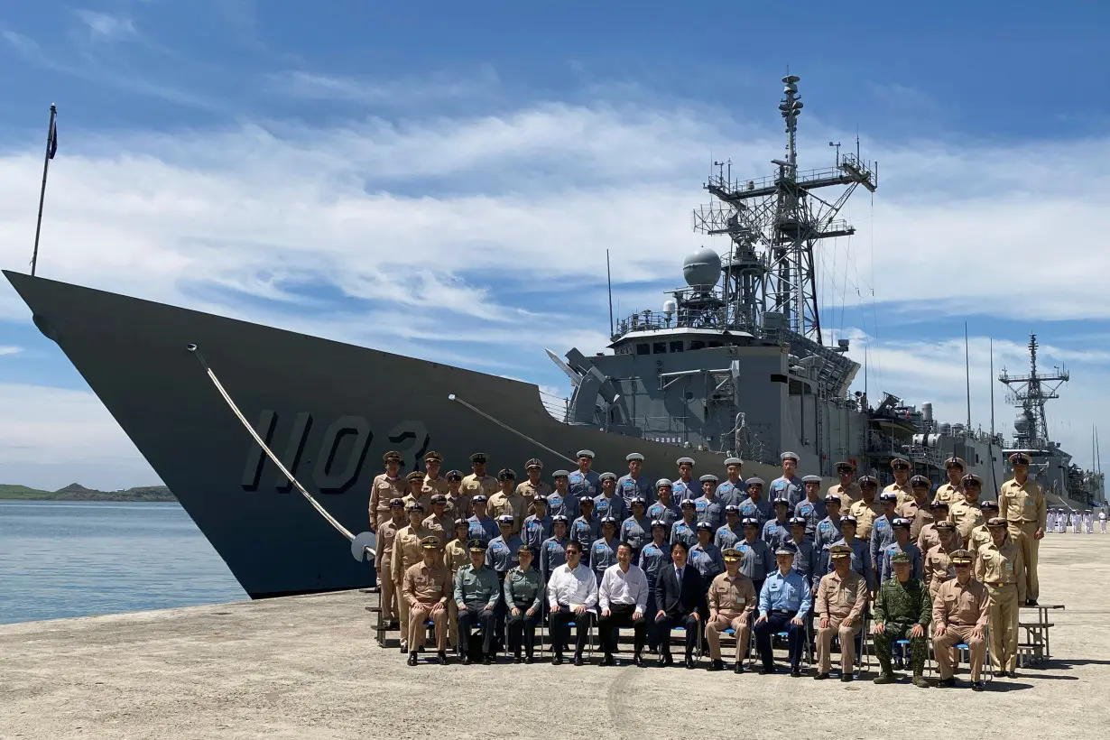 'I've got your backs,' Taiwan president tells sailors on combat-ready warship