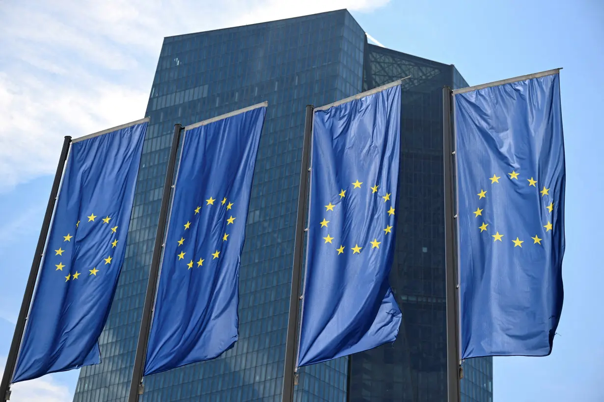 FILE PHOTO: A view of European Central Bank (ECB) headquarters in Frankfurt, Germany