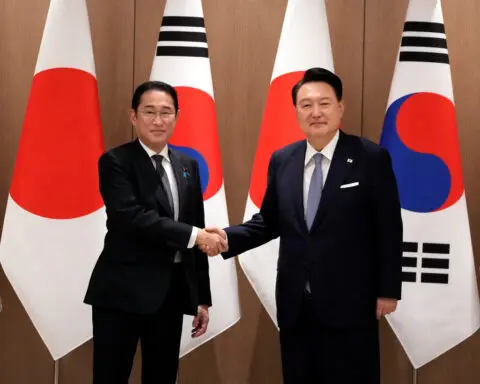 Japan's Kishida, South Korea's Yoon call to sustain momentum in improved ties