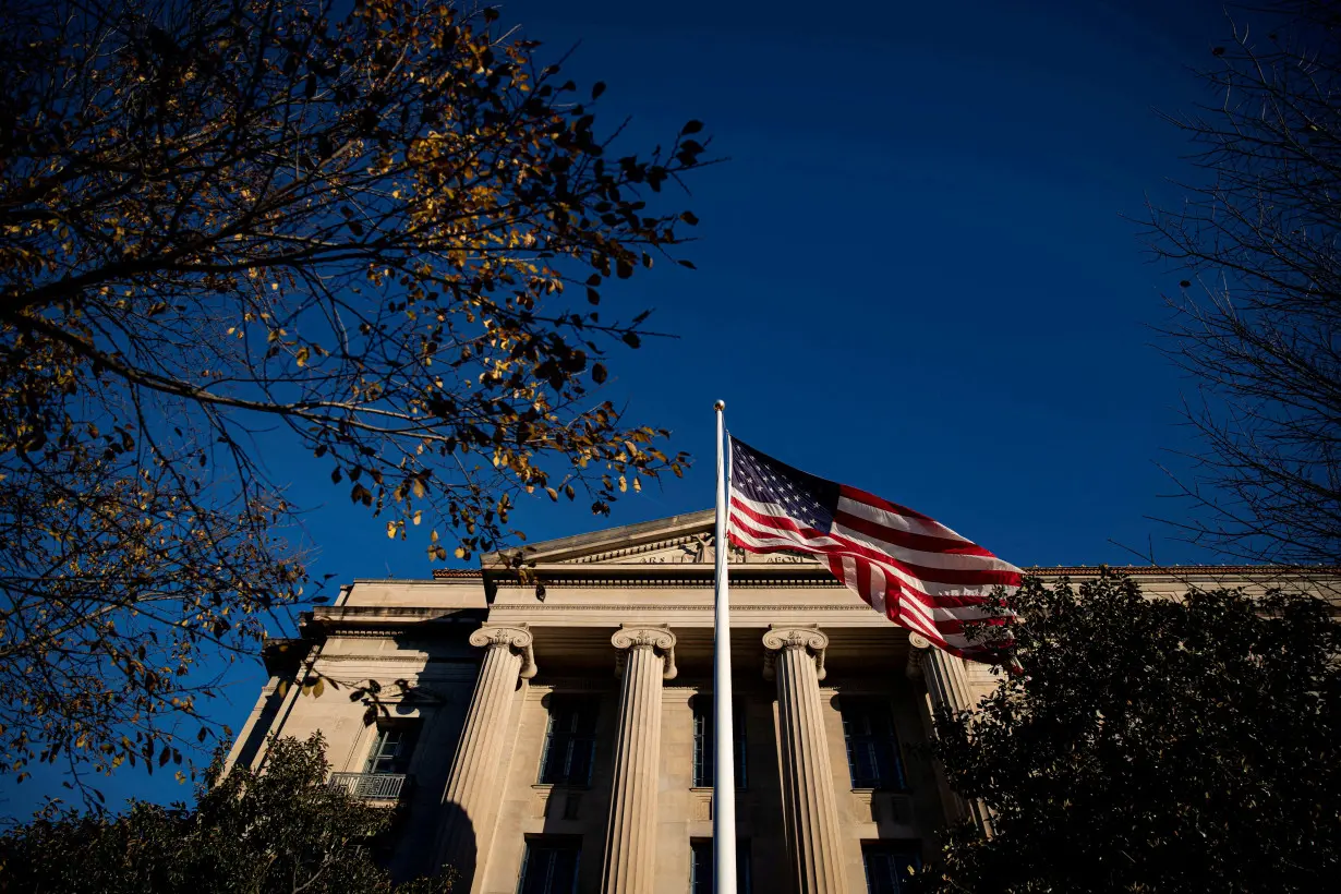 FILE PHOTO: The U.S. Department of Justice Building is pictured