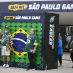 Some NFL fans defy host soccer club's preference by wearing green to Packers-Eagles game in Brazil