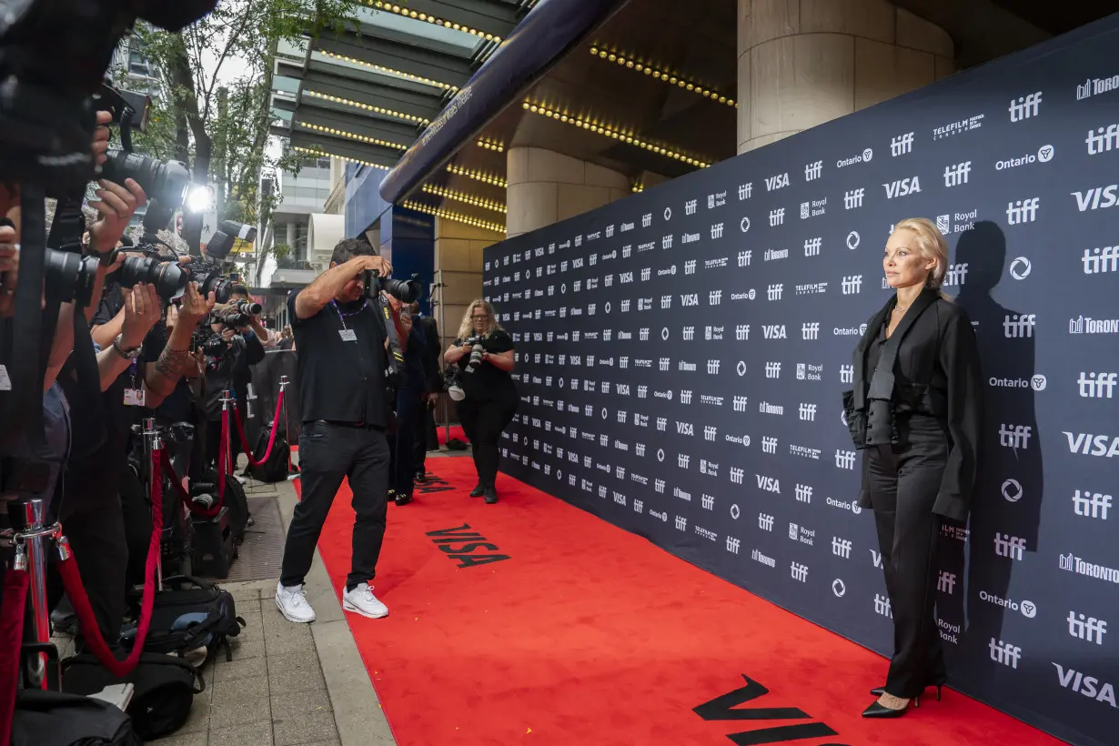 Pamela Anderson takes a bow at TIFF for 'The Last Showgirl'