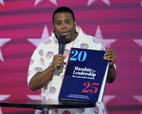 Democrats go to new heights to spotlight Project 2025, flying banners over college football stadiums