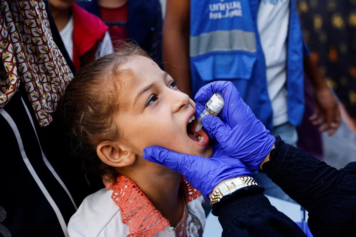 Israeli strikes in Gaza kill 61 in 48 hours as UN pursues vaccinations