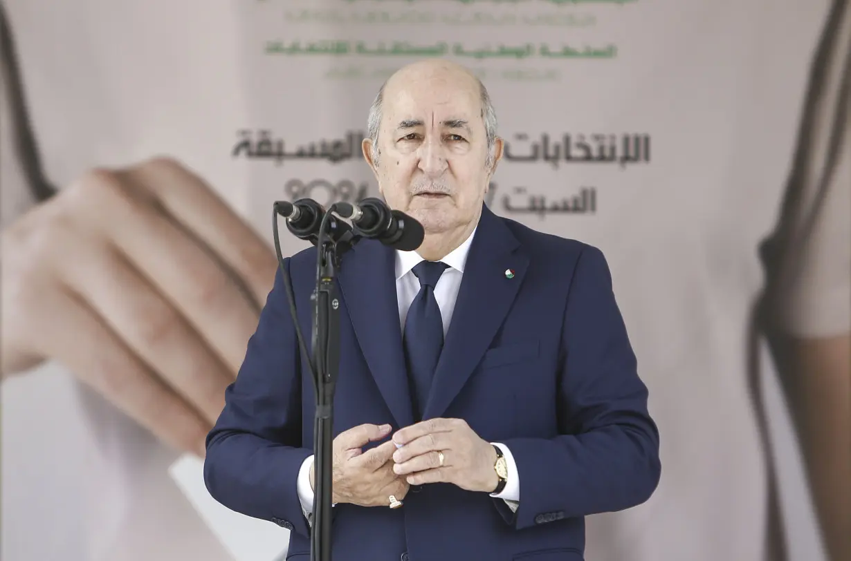 Algeria's 78-year-old president is expected to breeze to a second term in election