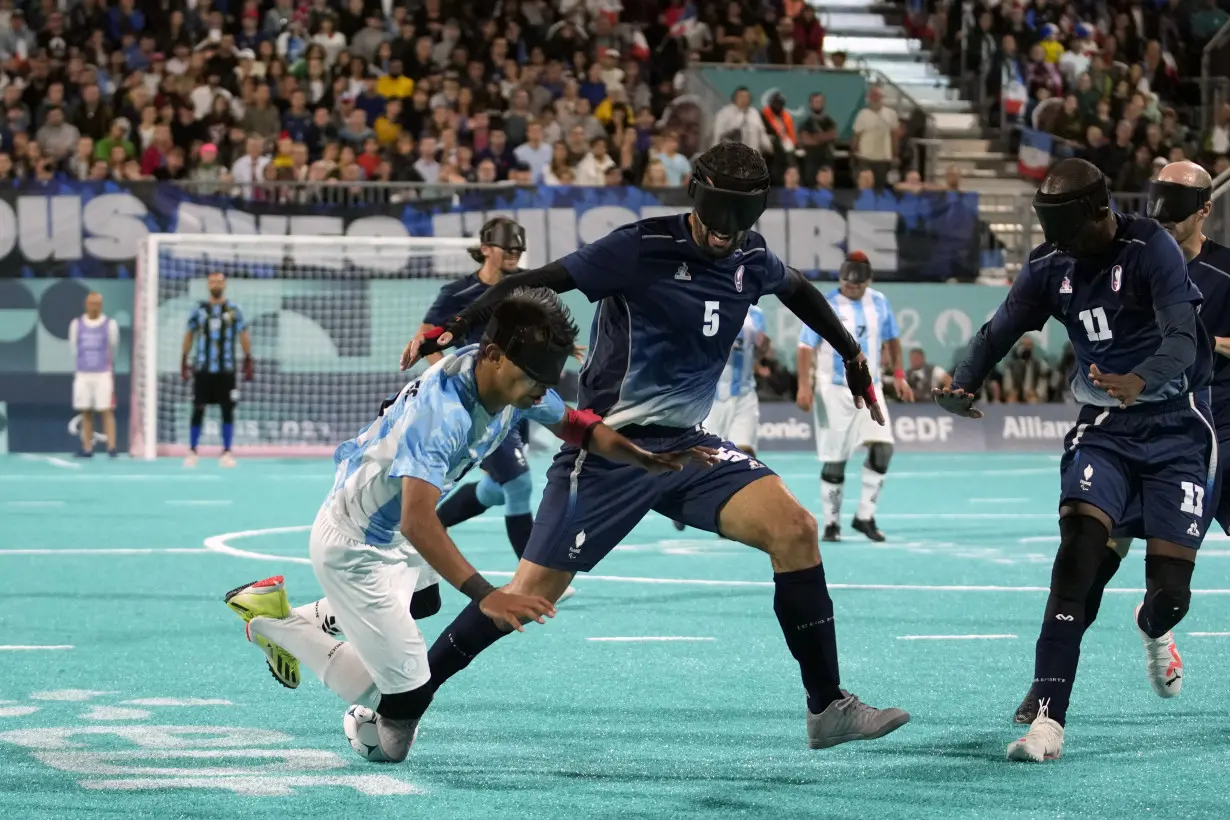 Paris Paralympics Blind Football