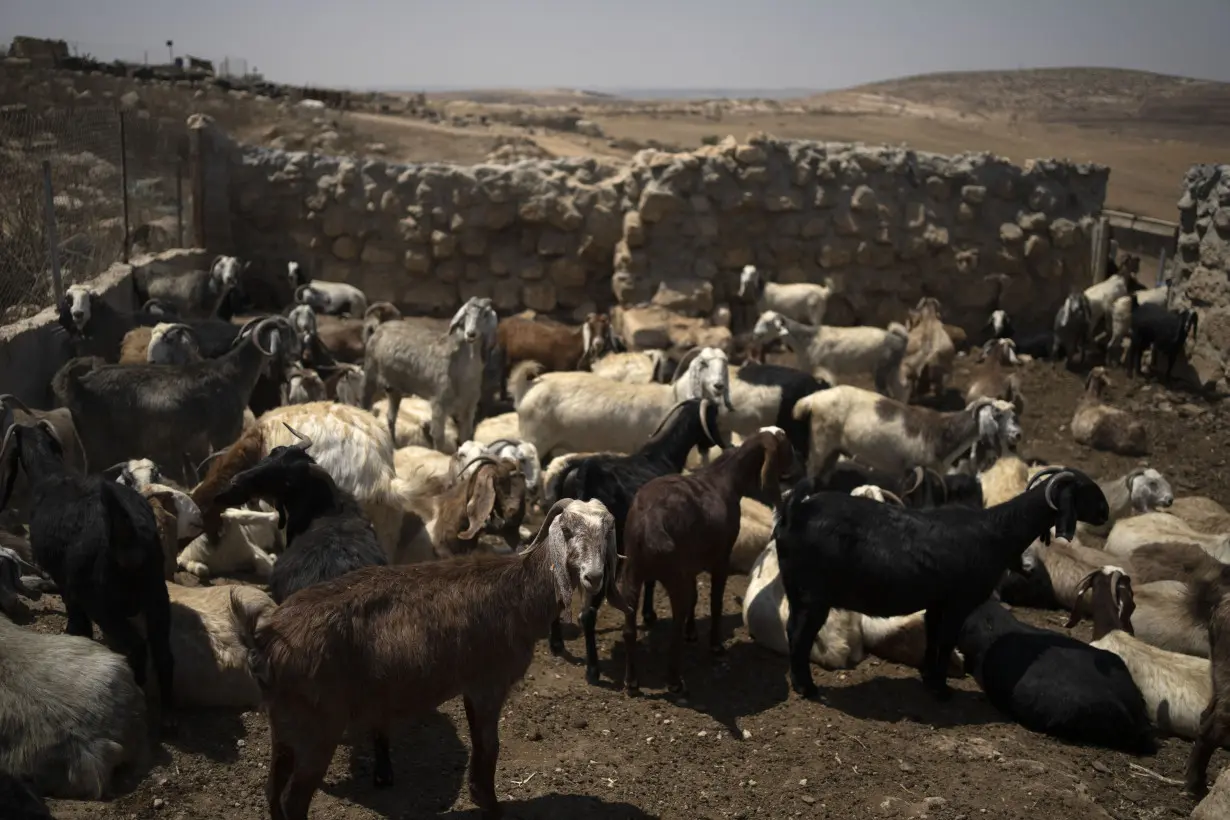 Chased away by Israeli settlers, these Palestinians returned to a village in ruins