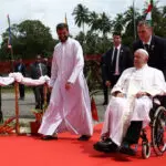 Pope Francis delivers medical supplies in visit to remote jungle town