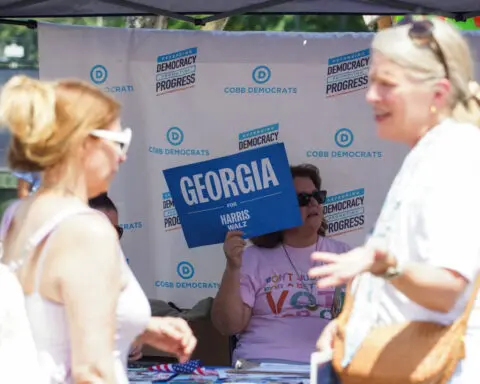 Trump and Harris battle for Black voters in must-win Georgia