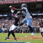 Caleb Williams has a rough debut but gets bailed out by Bears' defense in 24-17 win over Titans