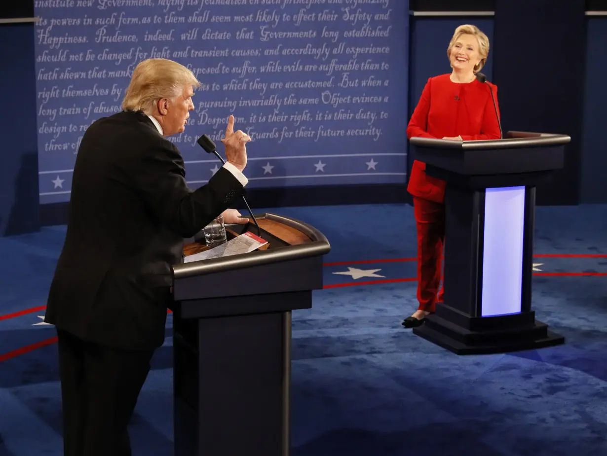 Election 2024 Debate Trump Clinton