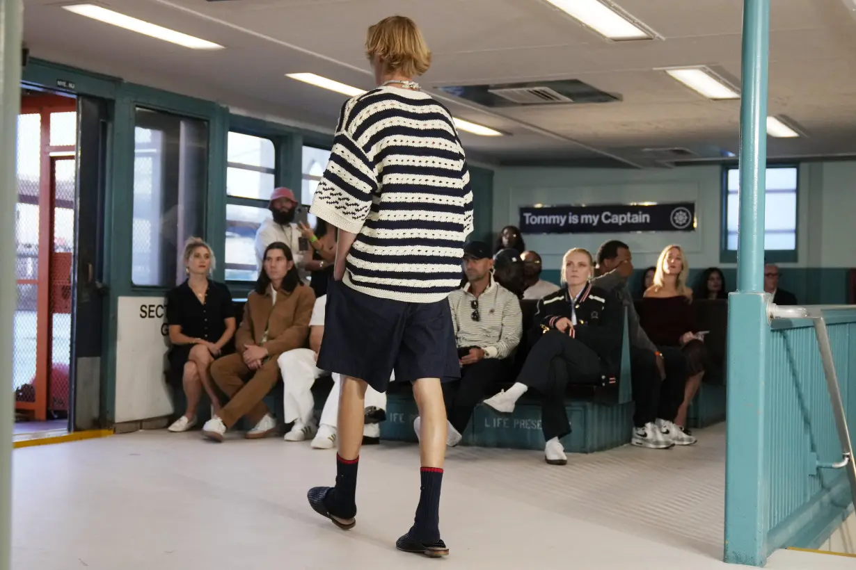 Hilfiger goes full nautical for Fashion Week, with runway show on former Staten Island Ferry boat