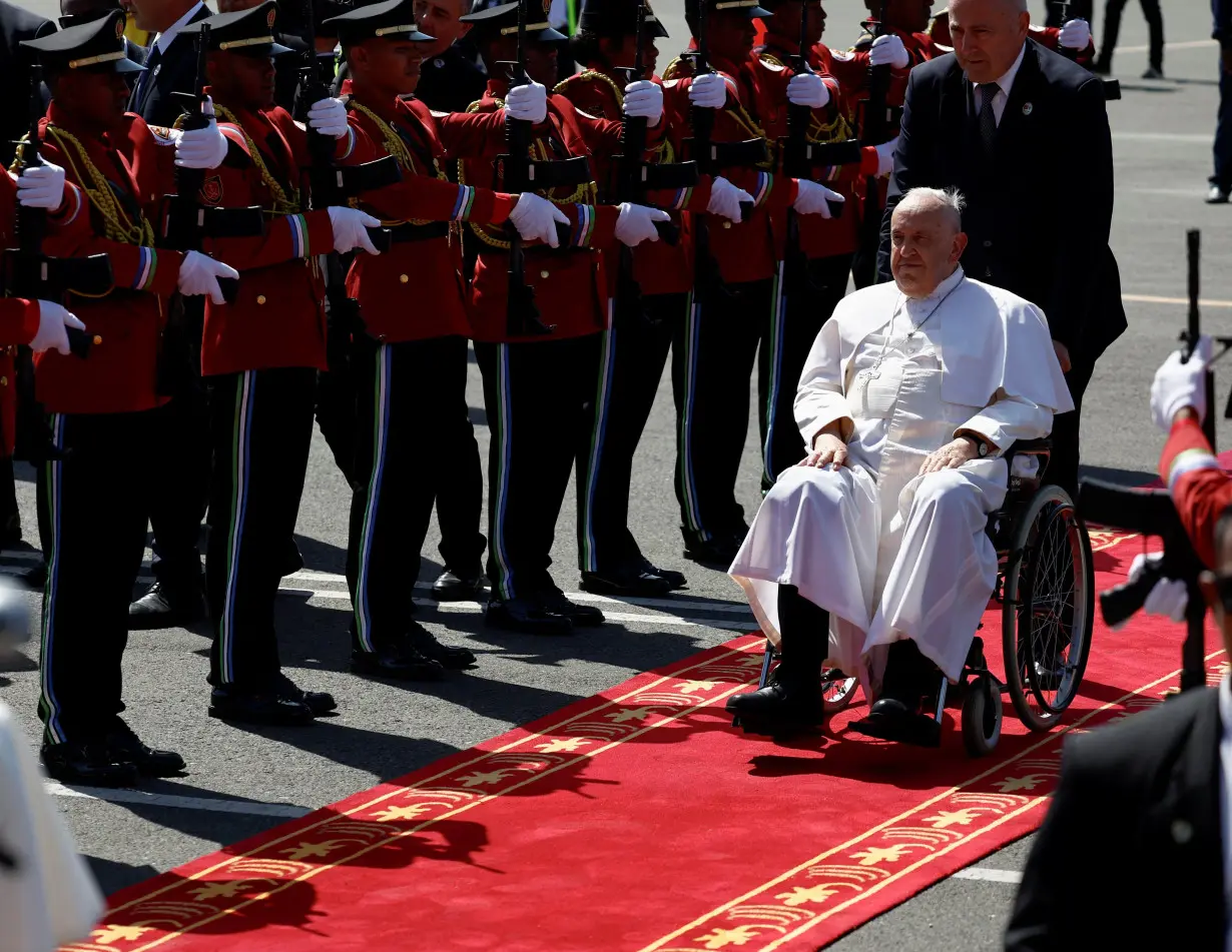 Pope Francis visits Dili