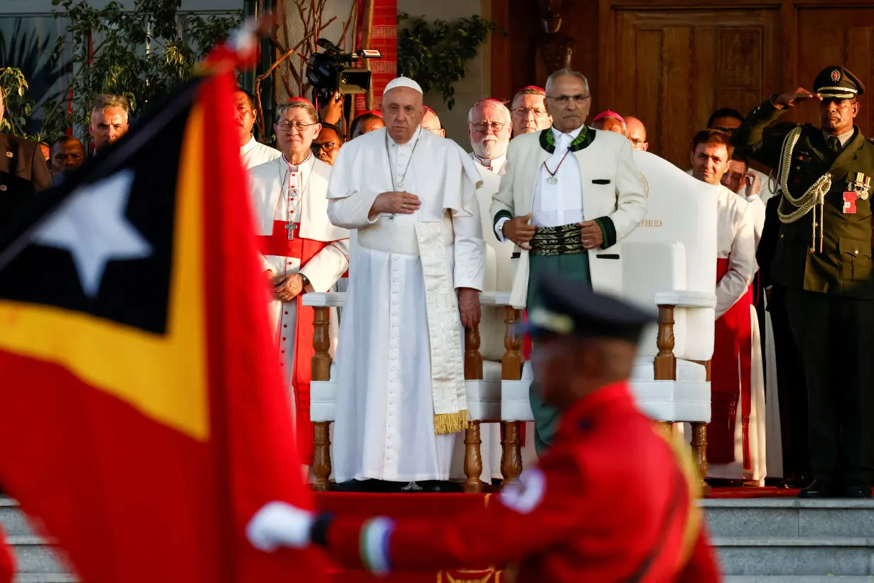 Pope Francis visits Dili