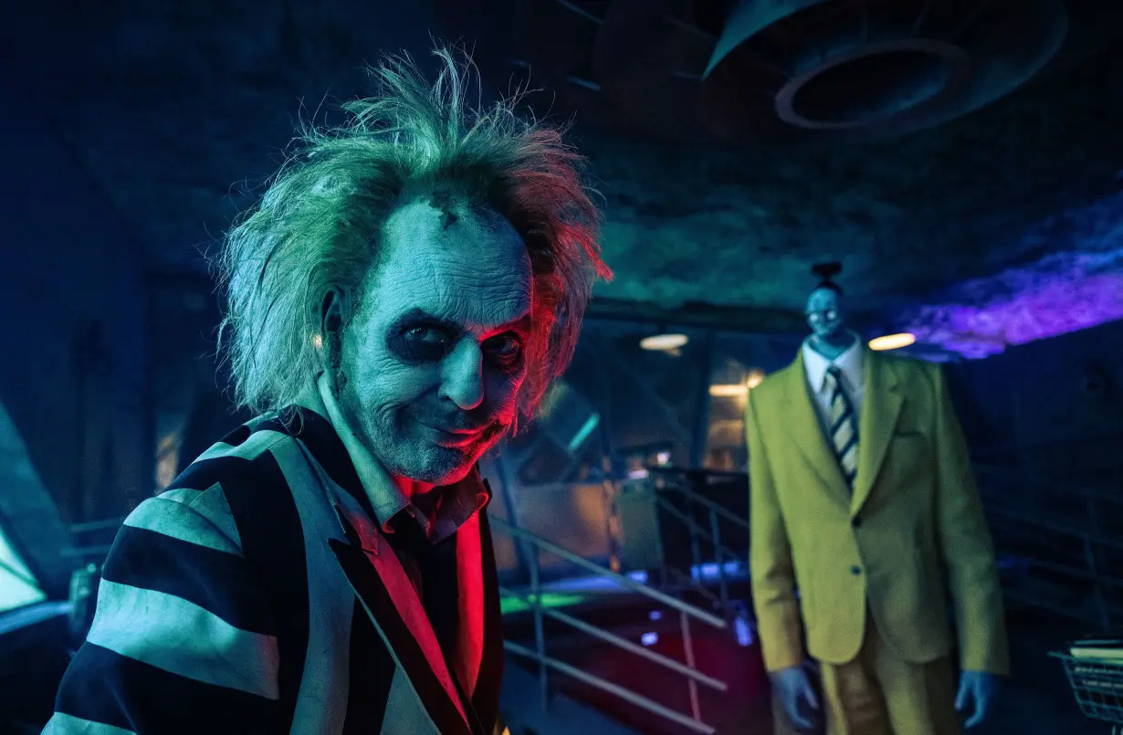 'Beetlejuice Beetlejuice,' Tim Burton's long-awaited sequel, opens at a 'stellar' $110 million