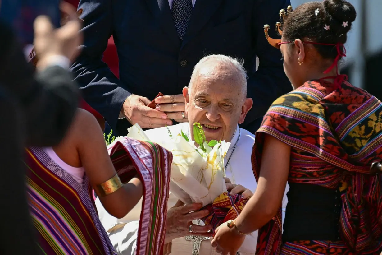 Pope Francis arrives in the world's most Catholic nation outside of Vatican City