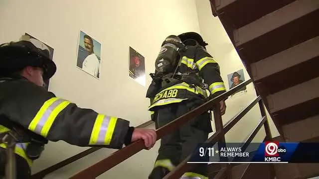 Kansas City Firefighters honor 9/11 victims with 110-story stair climb