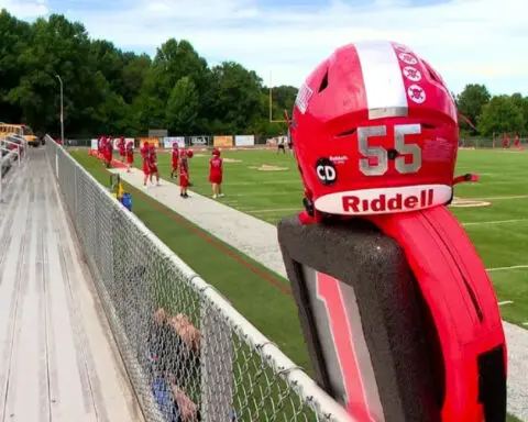 Erwin High senior linebacker plays to honor father battling cancer