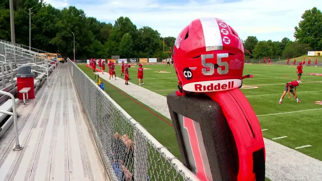 Erwin High senior linebacker plays to honor father battling cancer