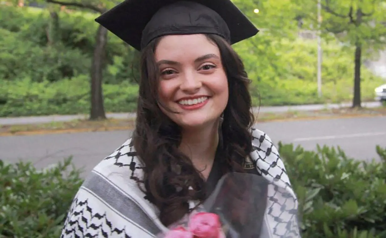 Turkish-American woman Aysenur Ezgi Eygi, a graduate of the University of Washington