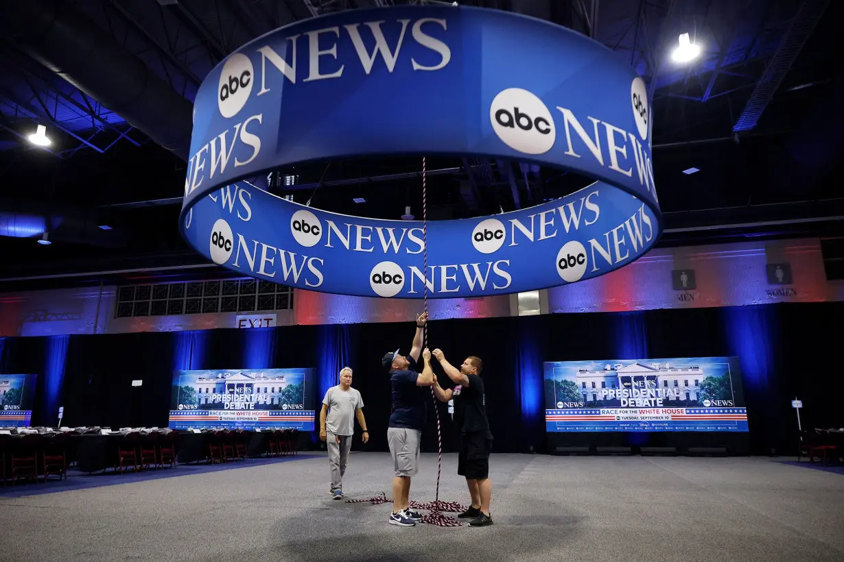 ABC News steps into the spotlight with high stakes Trump-Harris debate