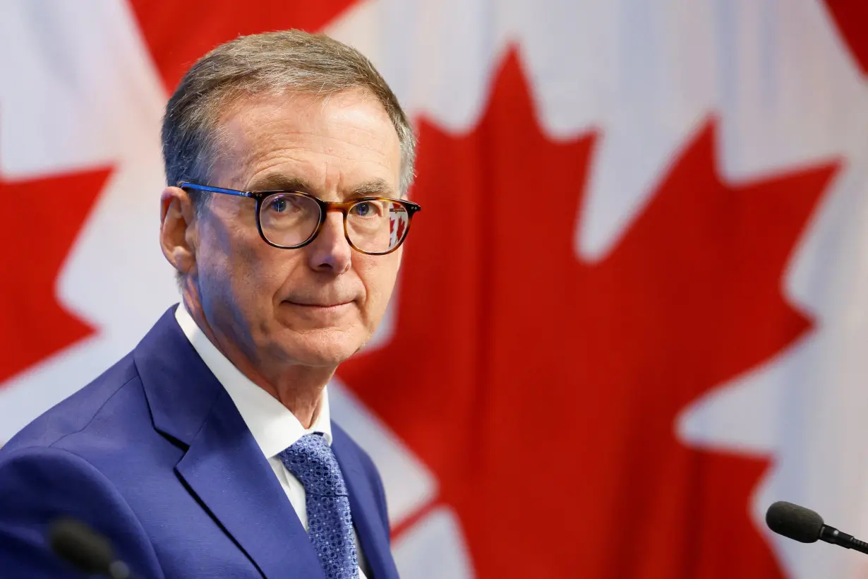 Bank of Canada Governor Tiff Macklem takes part in a press conference in Ottawa