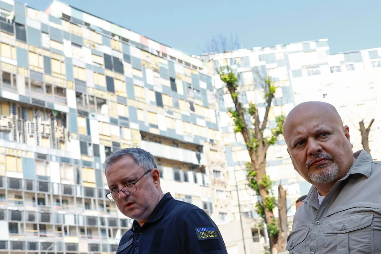 ICC Prosecutor Khan and Ukrainian Prosecutor General Kostin visit the Ohmatdyt Children's Hospital in Kyiv