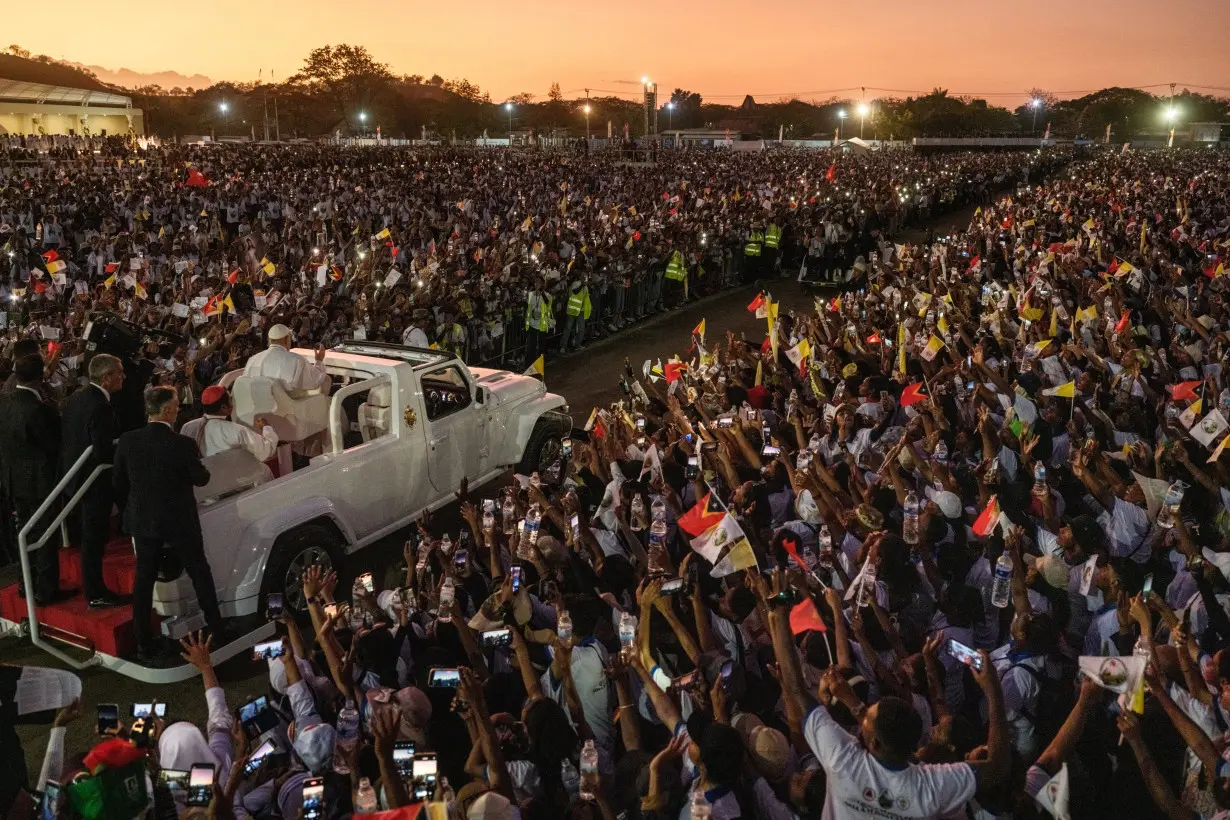 Pope Francis visits East Timor