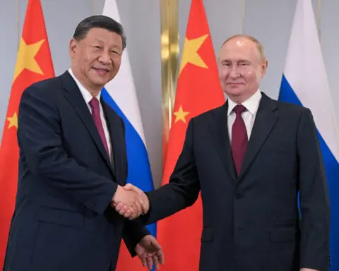 U.S. urges Europe to raise disquiet over China-Russia defence ties