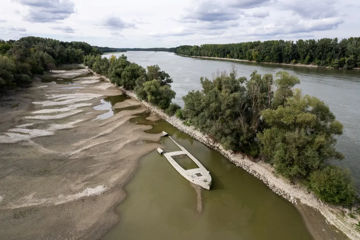 Shipwrecks in river Danube