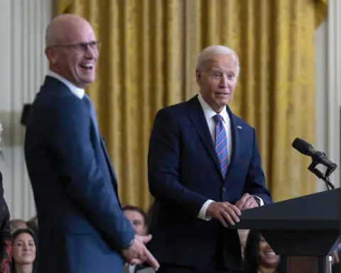 Biden honors NCAA basketball champs South Carolina and UConn for historic 2024 title runs