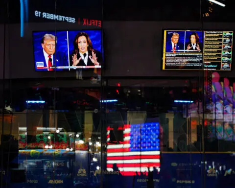 Investors react to fiery presidential debate between Trump and Harris