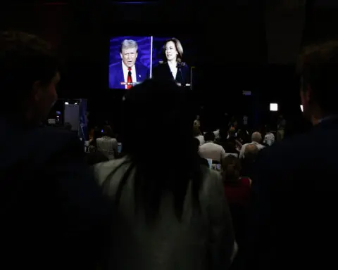 Reactions to Kamala Harris and Donald Trump's debate performances