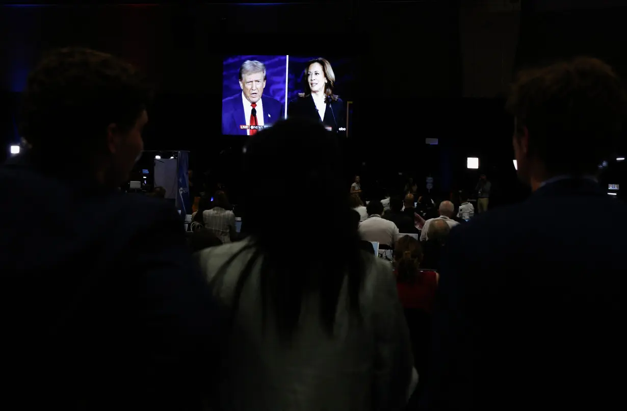 Harris-Trump presidential debate hosted by ABC in Philadelphia, Pennsylvania