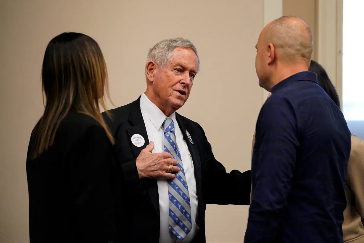 FILE PHOTO: U.S. House Foreign Affairs Middle East, North Africa, and Central Asia Subcommittee roundtable discussion with family members of individuals being held hostage by Hamas, in Washington