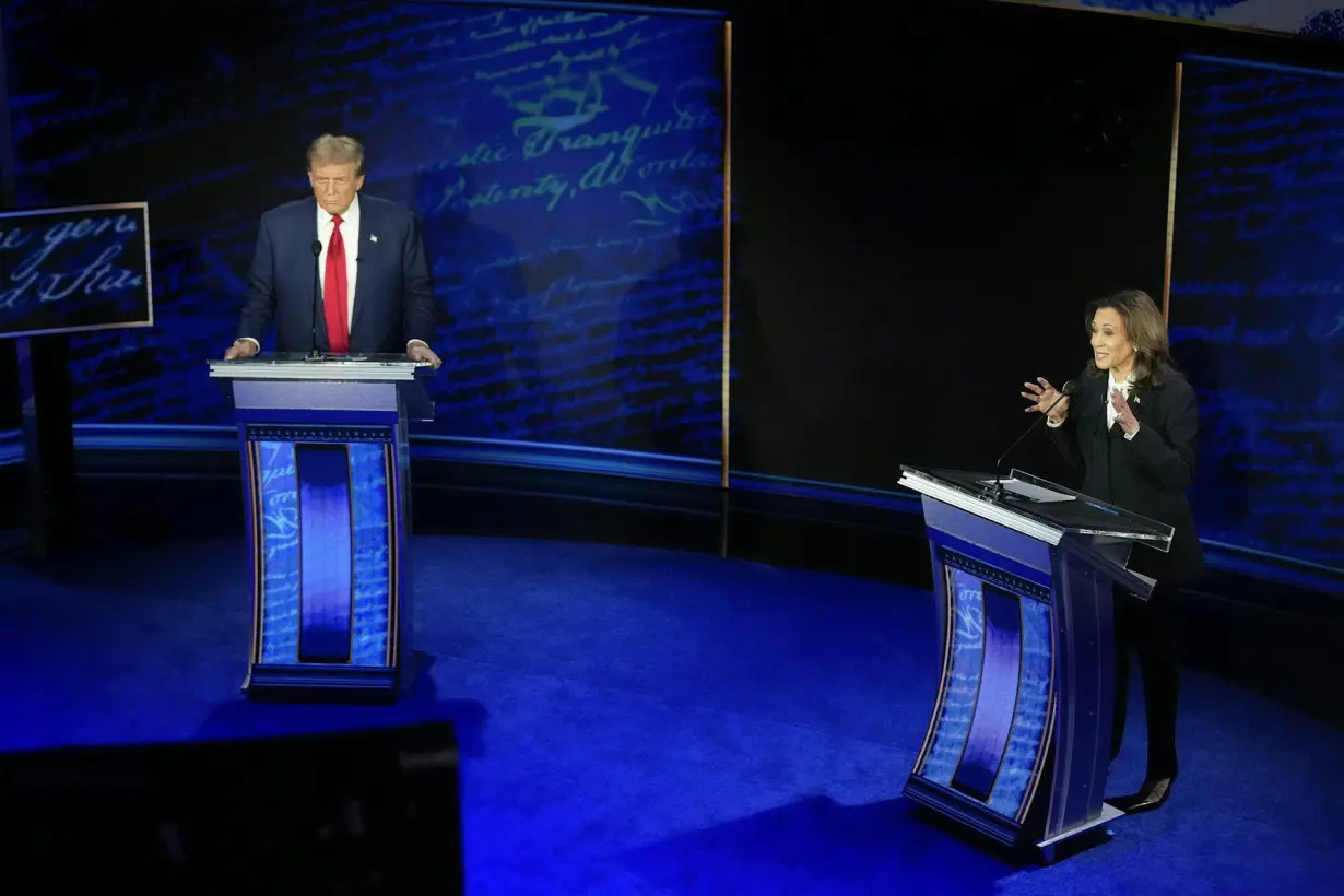 Starting with a handshake, presidential debate between Harris and Trump then turns fierce, and pointed