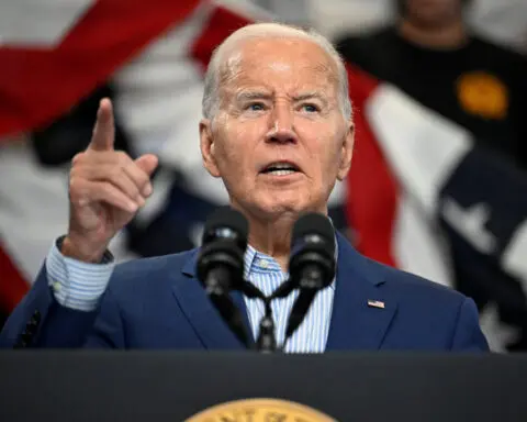 Biden says ending ban on Ukraine's use of long-range weapons being worked out