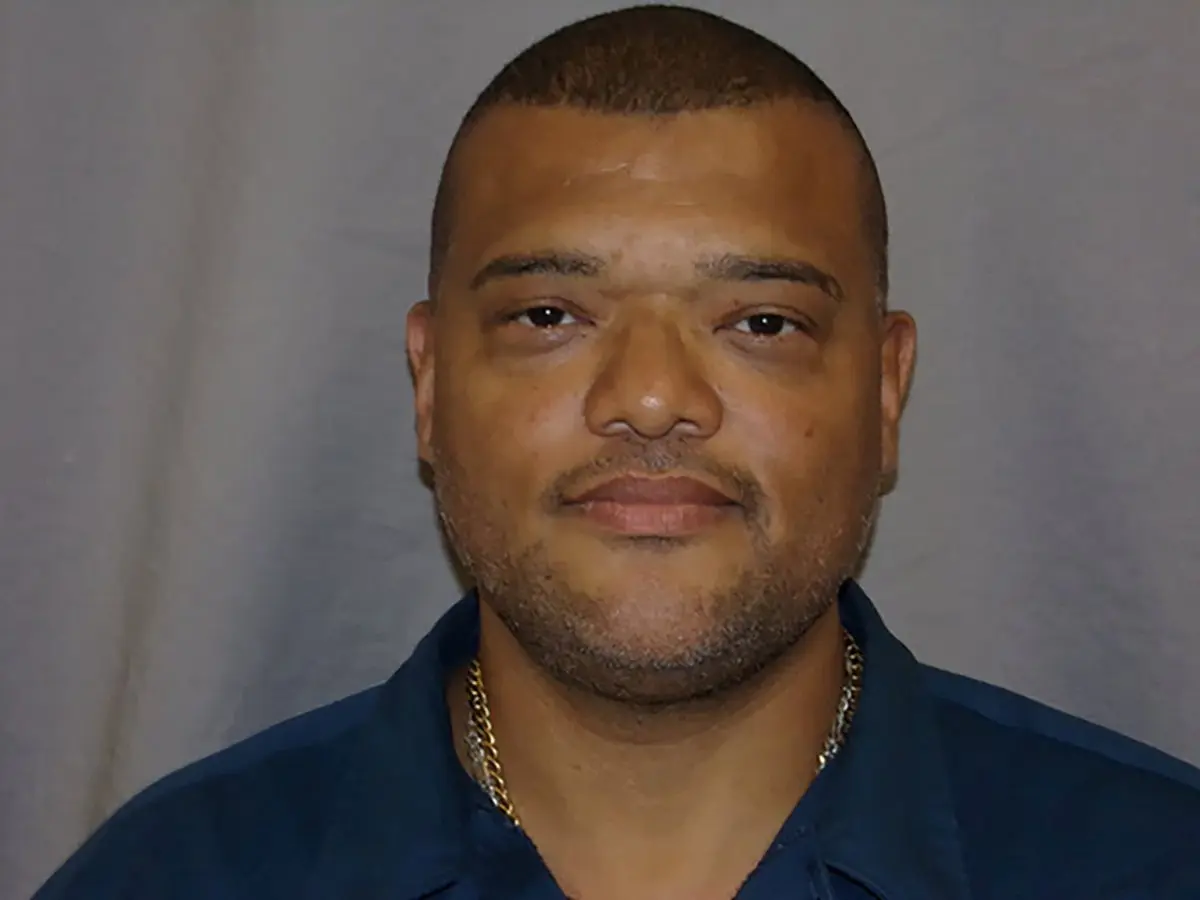 Derrick Lee Smith, an inmate at the Earnest C. Brooks Correctional Facility, poses in a booking photograph in Muskegon Heights