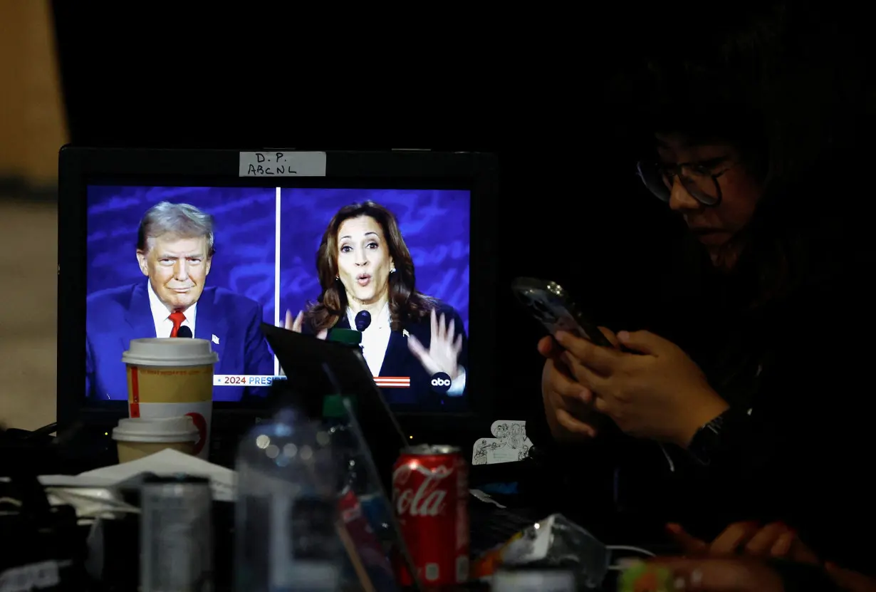 Harris-Trump presidential debate hosted by ABC in Philadelphia, Pennsylvania