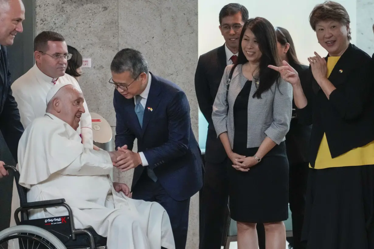 Pope travels from one of the world's poorest countries to one of the richest: Singapore