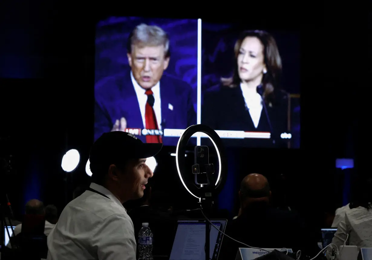 Harris-Trump presidential debate hosted by ABC in Philadelphia, Pennsylvania